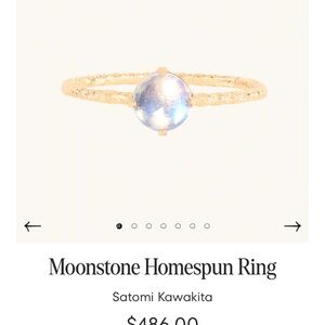 Moonstone Homespun Ring
Satomi Kawakita